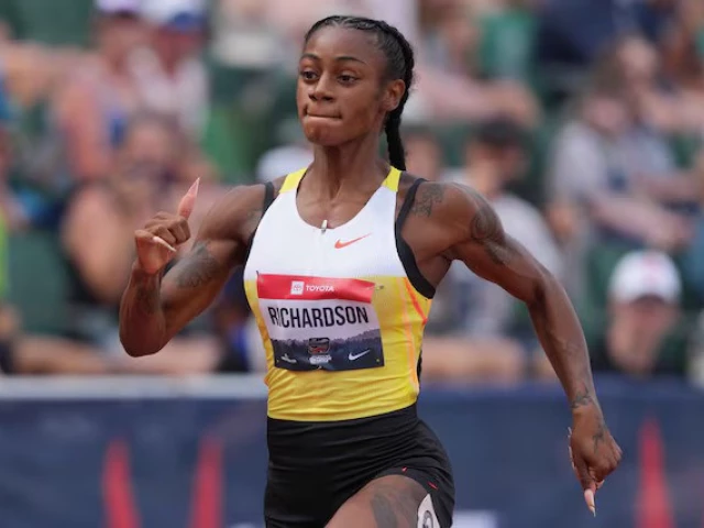 100 metres world champion sha carri richardson in action photo reuters 100 metres world champion sha carri richardson in action photo reuters