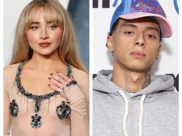 sabrina carpenter stunned as central cee ignores her at louis vuitton paris fashion week show sabrina carpenter stunned as central cee ignores her at louis vuitton paris fashion week show