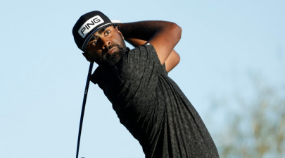 theegala leads as darkness halts play at phoenix open