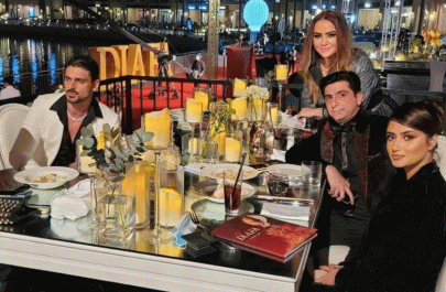 sajal aly michele morrone cross paths at diafa