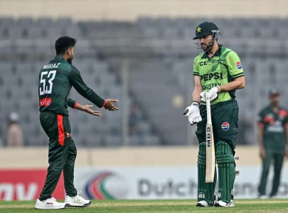 icc reprimands agha after he loses cool in controversial run out against bangladesh icc reprimands agha after he loses cool in controversial run out against bangladesh