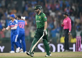 pakistan s captain salman agha walks back to the pavilion after his dismissal guest during the 2026 icc men s t20 cricket world cup group stage match between india and pakistan at the r premadasa stadium in colombo on february 15 2026 photo afp
