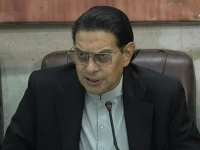 pti central secretary general salman akram raja addresses a press conference on sunday screengrab