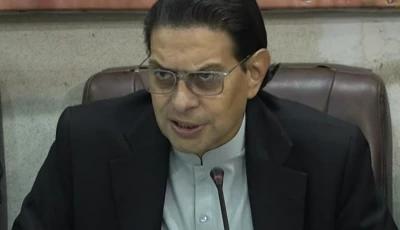 pti central secretary general salman akram raja addresses a press conference on sunday screengrab