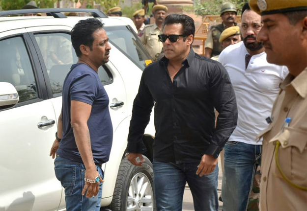 Indian Bollywood actor Salman Khan, one of the Indian movie industry's most bankable stars, has been convicted by a court in Rajasthan state of poaching the rare antelopes known as black bucks in 1998 PHOTO: AFP