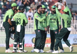 arafat minhas took 5 32 on odi debut against australia to become the first pakistani bowler to claim a five wicket haul on debut photo pcb