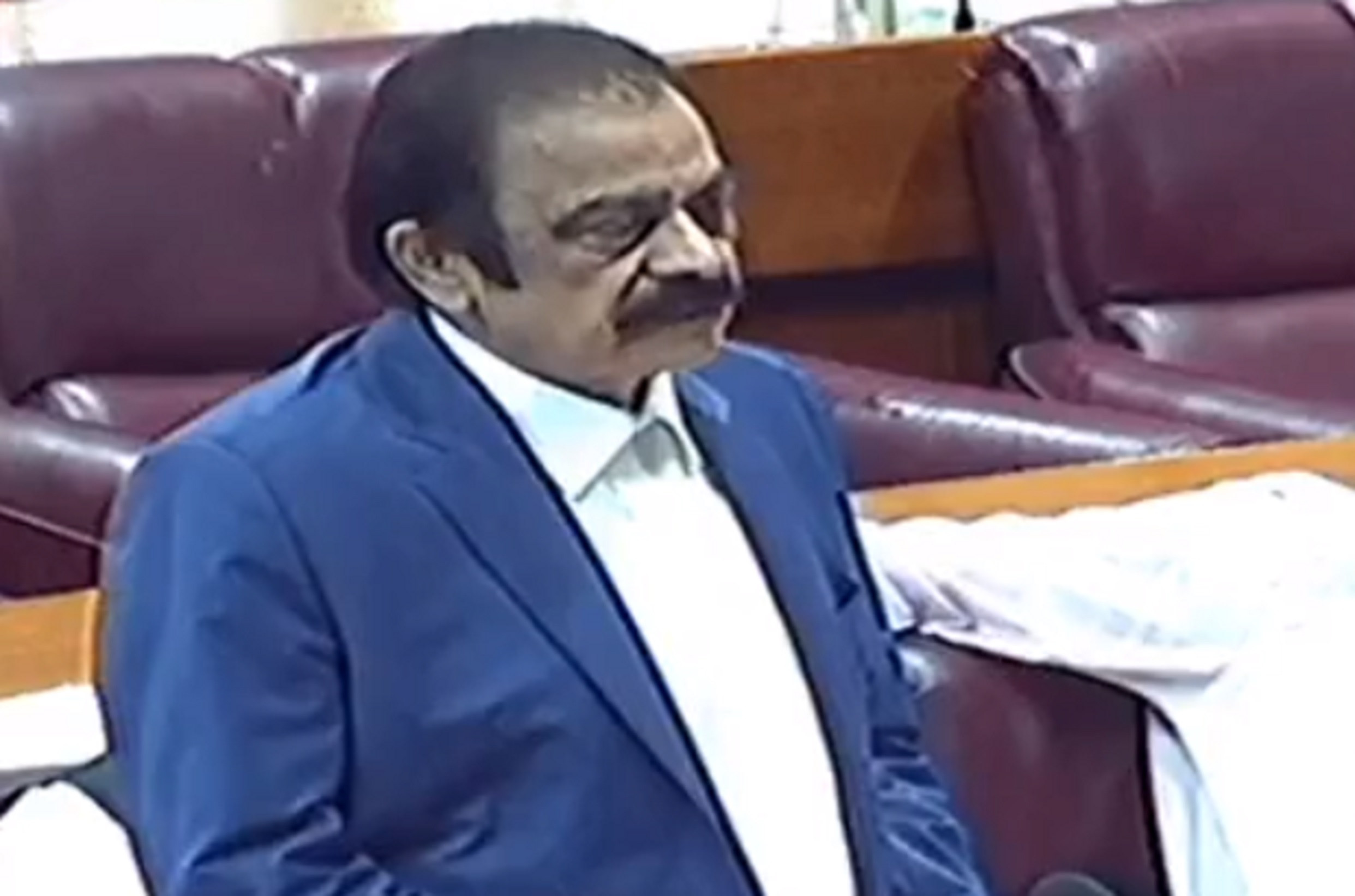 interior minister rana sanaullah speaks during the national assembly session photo screengrab