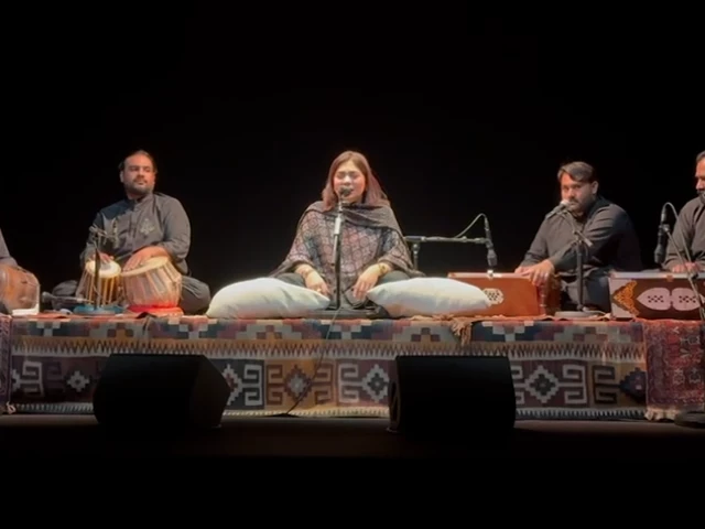 pakistani folk sufi and spiritual singer sanam marvi enthralled a jam packed audience with her performance at the theatre de la ville in paris screengrab pakistani folk sufi and spiritual singer sanam marvi enthralled a jam packed audience with her performance at the theatre de la ville in paris screengrab