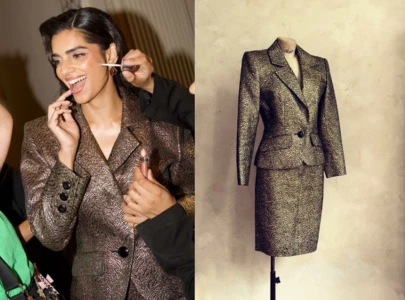 sanam saeed wraps up cannes debut with vintage inspired western ensemble