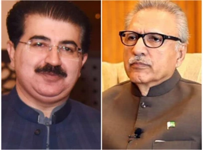 sanjrani acts as president as alvi departs for hajj sanjrani acts as president as alvi departs for hajj