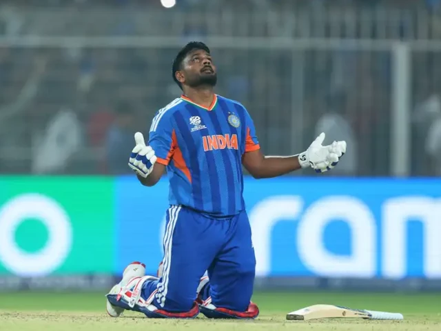 india s sanju samson prays as he celebrates his team s win photo afp india s sanju samson prays as he celebrates his team s win photo afp