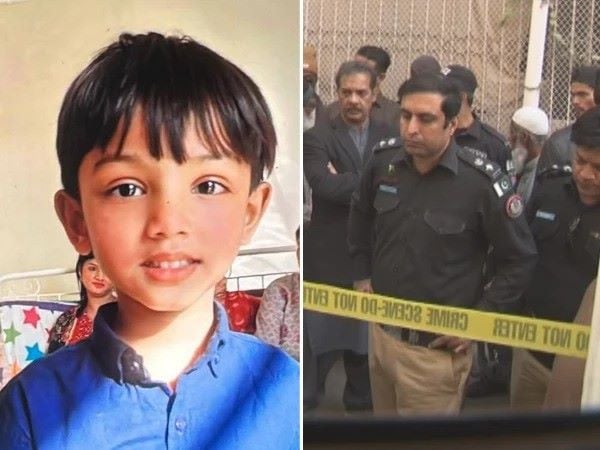 according to police surgeon signs of wounds found on the body of deceased 7 years old sarim photo file