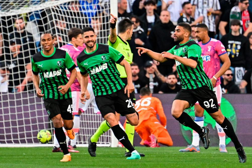Sassuolo stun Juventus 1-0