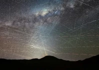 satellite trails streak across the night sky above chile s atacama desert in this composite image from a time lapse video taken on october 15 2025 the dome of eso s extremely large telescope elt is seen in the foreground f kamphues eso m kornmesser handout via reuters satellite trails streak across the night sky above chile s atacama desert in this composite image from a time lapse video taken on october 15 2025 the dome of eso s extremely large telescope elt is seen in the foreground f kamphues eso m kornmesser handout via reuters