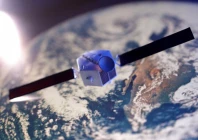 a satellite model is placed on a picture of earth in this illustration taken november 25 2024 reuters