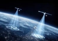 illustration of satellite communication shared by space x on social media