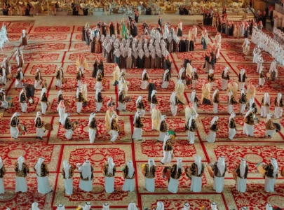 saudi arabia sets guinness world record with largest ardah performance