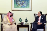 finance minister senator muhammad aurangzeb and saudi ambassador to pakistan dr rajeh tami albugamy photo x