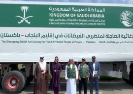 saudi flood relief goods arrive in lahore saudi flood relief goods arrive in lahore