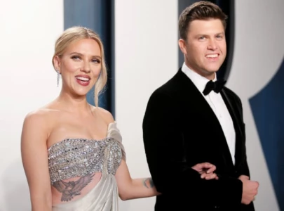 scarlett johansson curious about colin jost s olympics gig