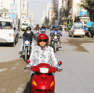 female students offered two day scooty training female students offered two day scooty training