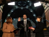 zohran mamdani is sworn in as mayor of new york city at old city hall station new york u s thursday jan 1st 2026 source reuters zohran mamdani is sworn in as mayor of new york city at old city hall station new york u s thursday jan 1st 2026 source reuters
