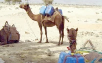 running out of water and time