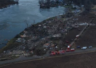 neighborhood in union city mi decimated by the tornado today photo x