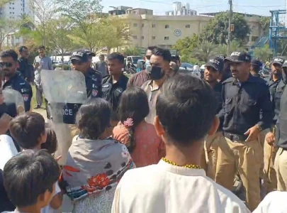 protest over killing of suspect by police