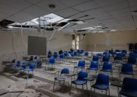 destruction in the tehran university of science and technology due to us bombing photo x