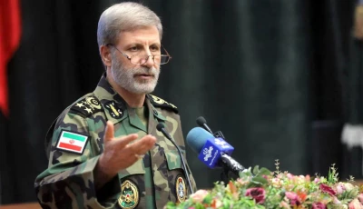 commander in chief of the iranian army amir hatami speaks during a meeting with military academy students in tehran iran in this handout image obtained on january 7 2026 photo reuters