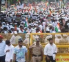 police detain indian opposition leader rahul gandhi at poll chief protest police detain indian opposition leader rahul gandhi at poll chief protest