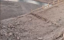 collapse of bridge in blast cuts off north waziristan village