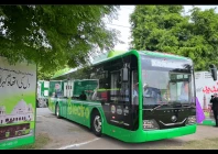 punjab chief minister maryam nawaz launched eco friendly electric buses in sargodha on sept 19 2025 source x com pmln org