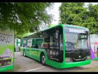 punjab chief minister maryam nawaz launched eco friendly electric buses in sargodha on sept 19 2025 source x com pmln org