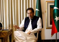 former pakistani prime minister imran khan speaks with reuters during an interview in lahore pakistan march 17 2023 reuters