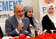 ormer senator mushtaq ahmed khan announces the launch of a new political party during a ceremony held in islamabad on saturday screengrab