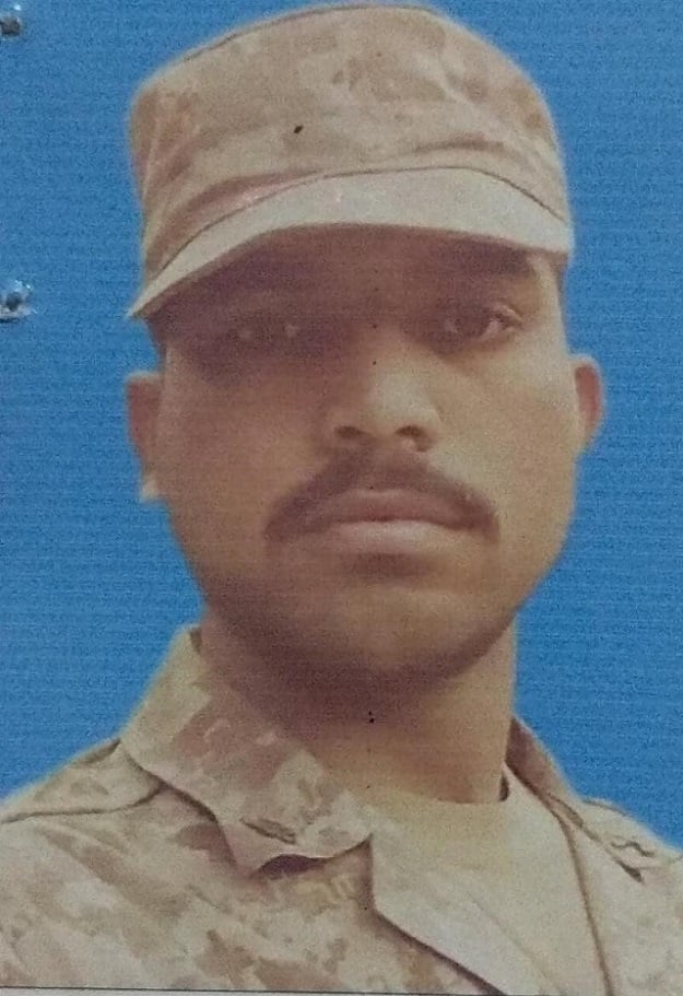 Sepoy Wajid Ali: PHOTO: ISPR