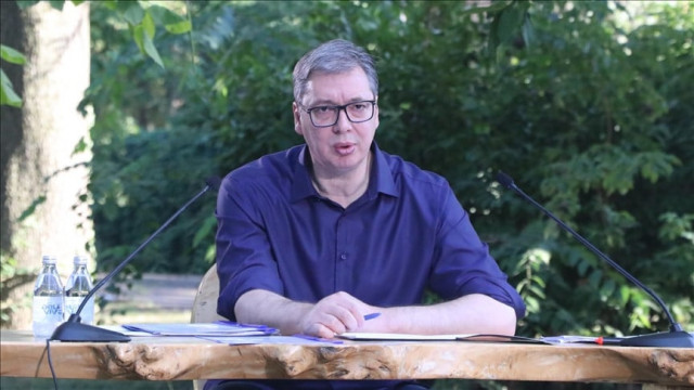 serbian president aleksandar vucic said men beating women for medals is madness after a controversial olympic boxing match between a female and a transgender athlete photo anadolu serbian president aleksandar vucic said men beating women for medals is madness after a controversial olympic boxing match between a female and a transgender athlete photo anadolu