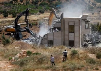 palestinians observe as heavy machinery demolishes a palestinian house near hebron in the israeli occupied west bank june 8 2026 reuters palestinians observe as heavy machinery demolishes a palestinian house near hebron in the israeli occupied west bank june 8 2026 reuters