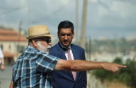 us representative ro khanna d ca speaks with a palestinian resident of turmus ayya near ramallah during a visit in the israeli occupied west bank july 9 2026 reuters