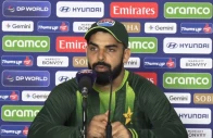 all rounder shadab khan addresses a post match conference following pakistan s win over namibia in the t20 world cup at colombo screengrab