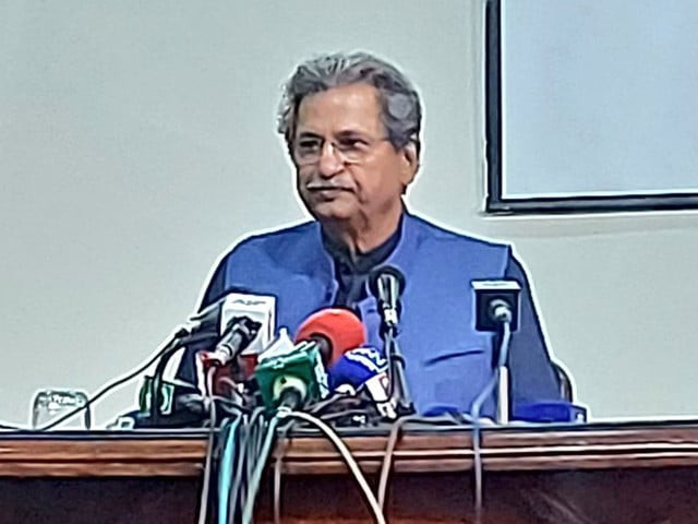 education minister shafqat mahmood addresses a news conference in islamabad screengrab education minister shafqat mahmood addresses a news conference in islamabad screengrab