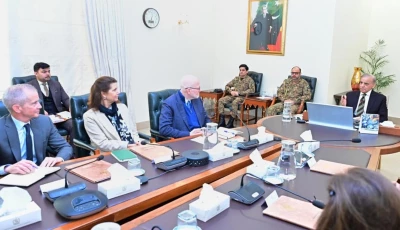 president global development gates foundation dr chris elias along with delegation calls on prime minister shehbaz sharif on 28 january 2026