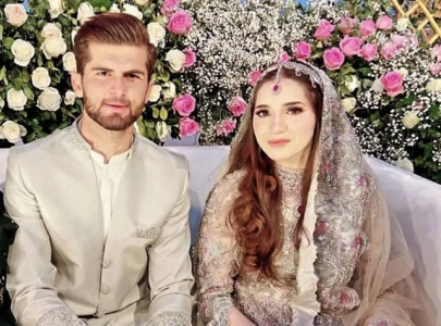 shaheen afridi s heartfelt message for wife on wedding anniversary
