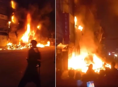 fire contained at illegal petrol pump in karachi s shah faisal colony one dead fire contained at illegal petrol pump in karachi s shah faisal colony one dead