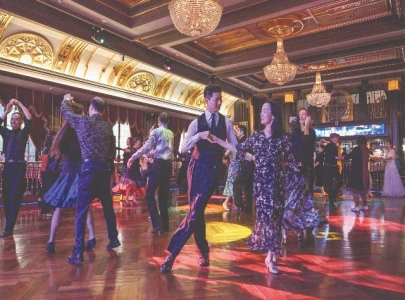 shanghai s elderly waltz back to the past at lunchtime dance halls