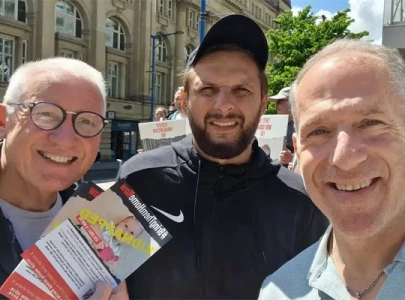 shahid afridi denies endorsing pro israel event in uk