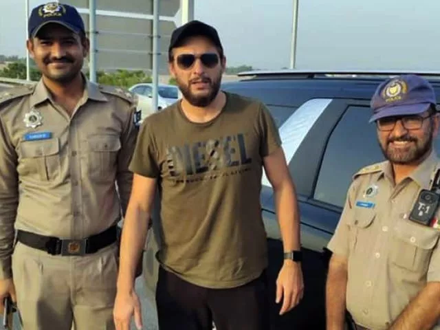 the star cricketer was fined rs1 500 by the motorway police for violating speed limits photo twitter the star cricketer was fined rs1 500 by the motorway police for violating speed limits photo twitter