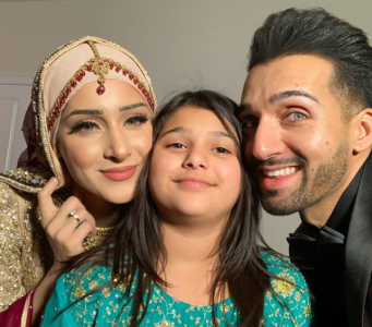 sham idrees introduces daughter from a previous marriage